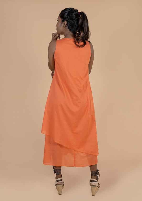 NERINE FRONT KNOT DRESS