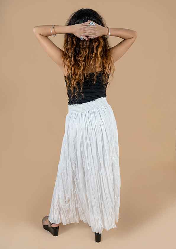 LOTUS WRINKLED SKIRT