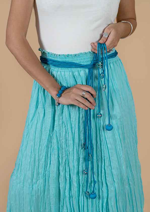 LOTUS WRINKLED SKIRT