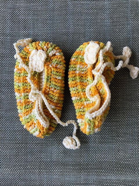Baby Crochet Shoes (0-3 months)