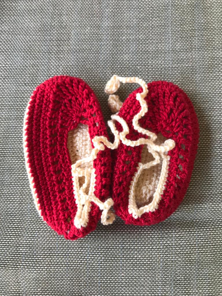 Baby Crochet Shoes (0-3 months)